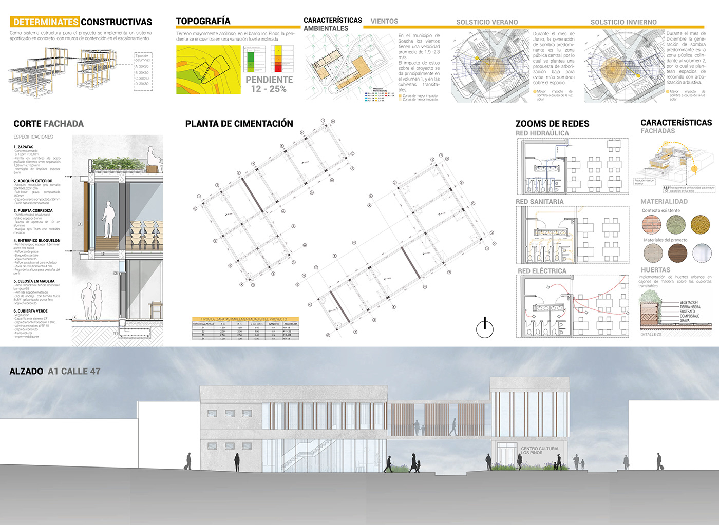 arquitectura urbanismo university project student portfolio designer