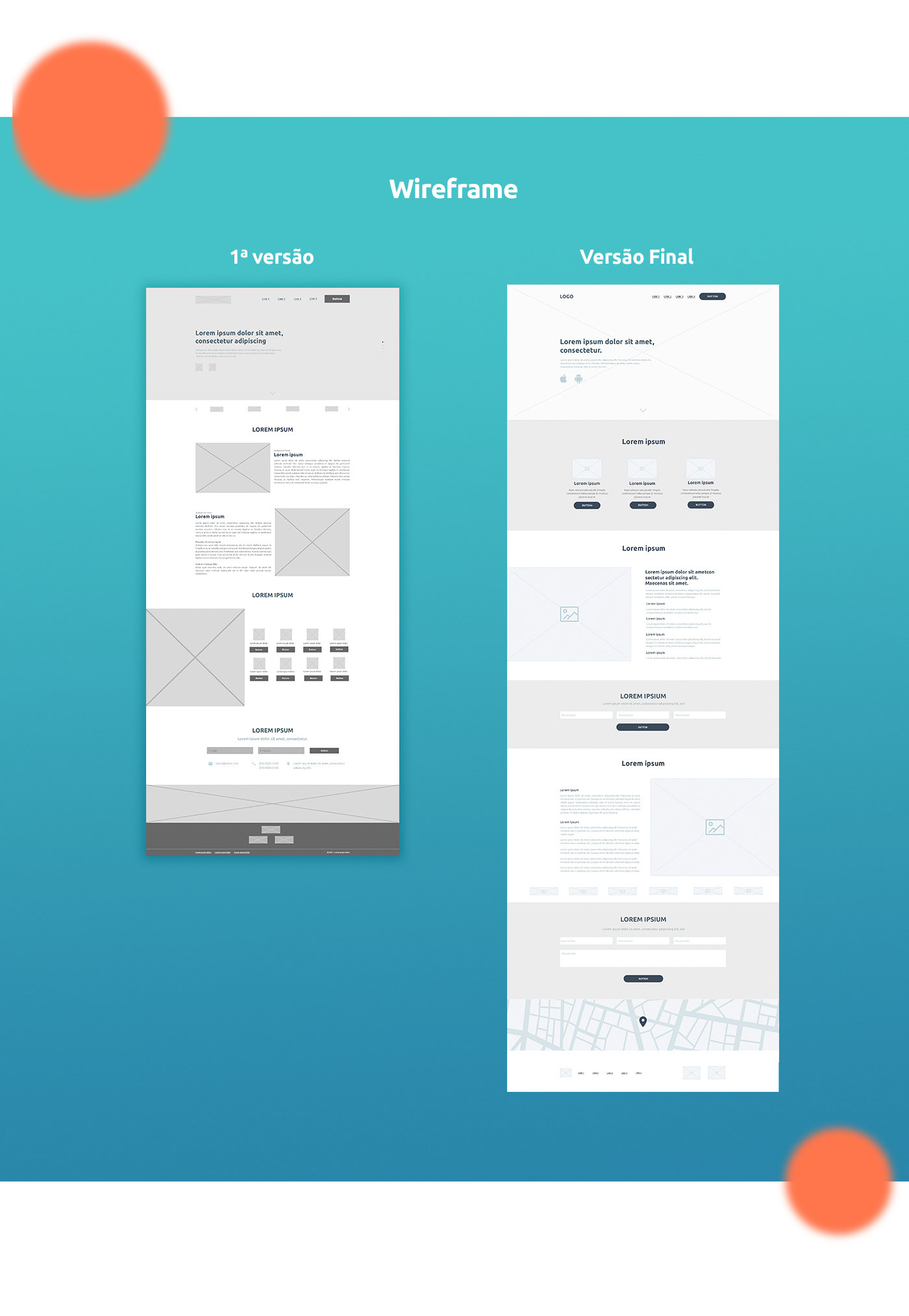landing page UI ux photoshop Web user interface user experience