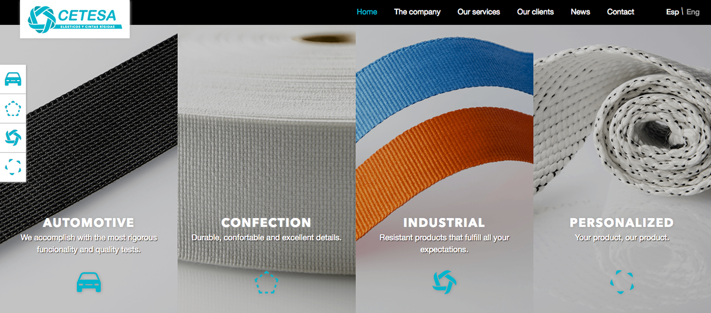 infography textile tapes automotive   contection branding  Website