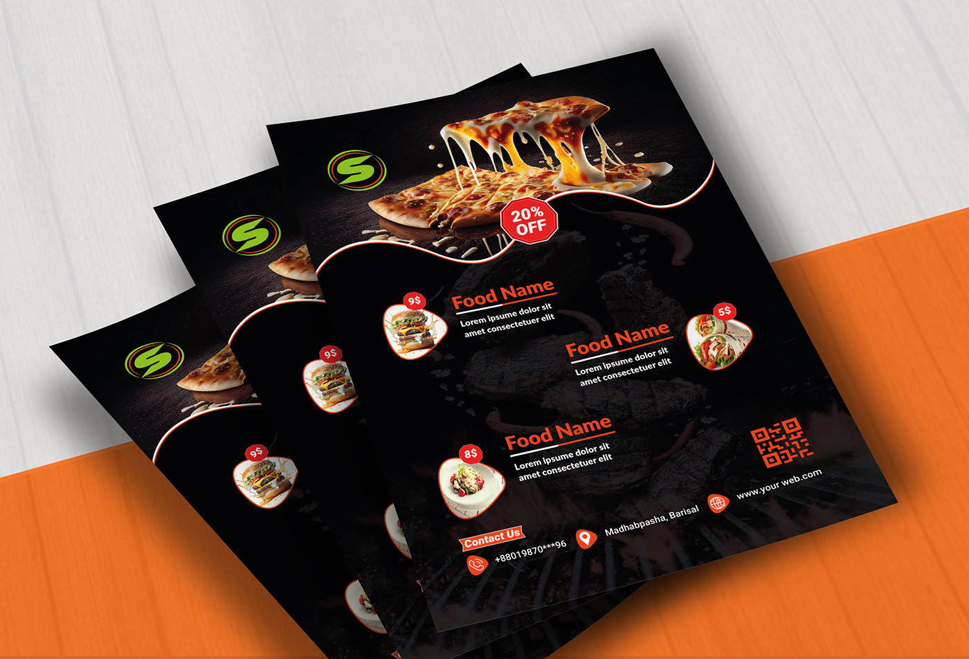 restaurant flyer food flyer restaurant menu Social media post printdesign graphicdesign Creative Design Fast food beauty flyer