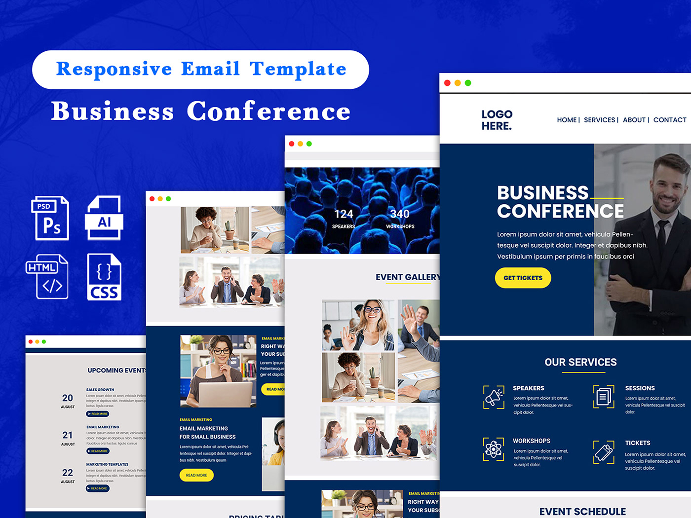Business Conference Email Template Design & Develop