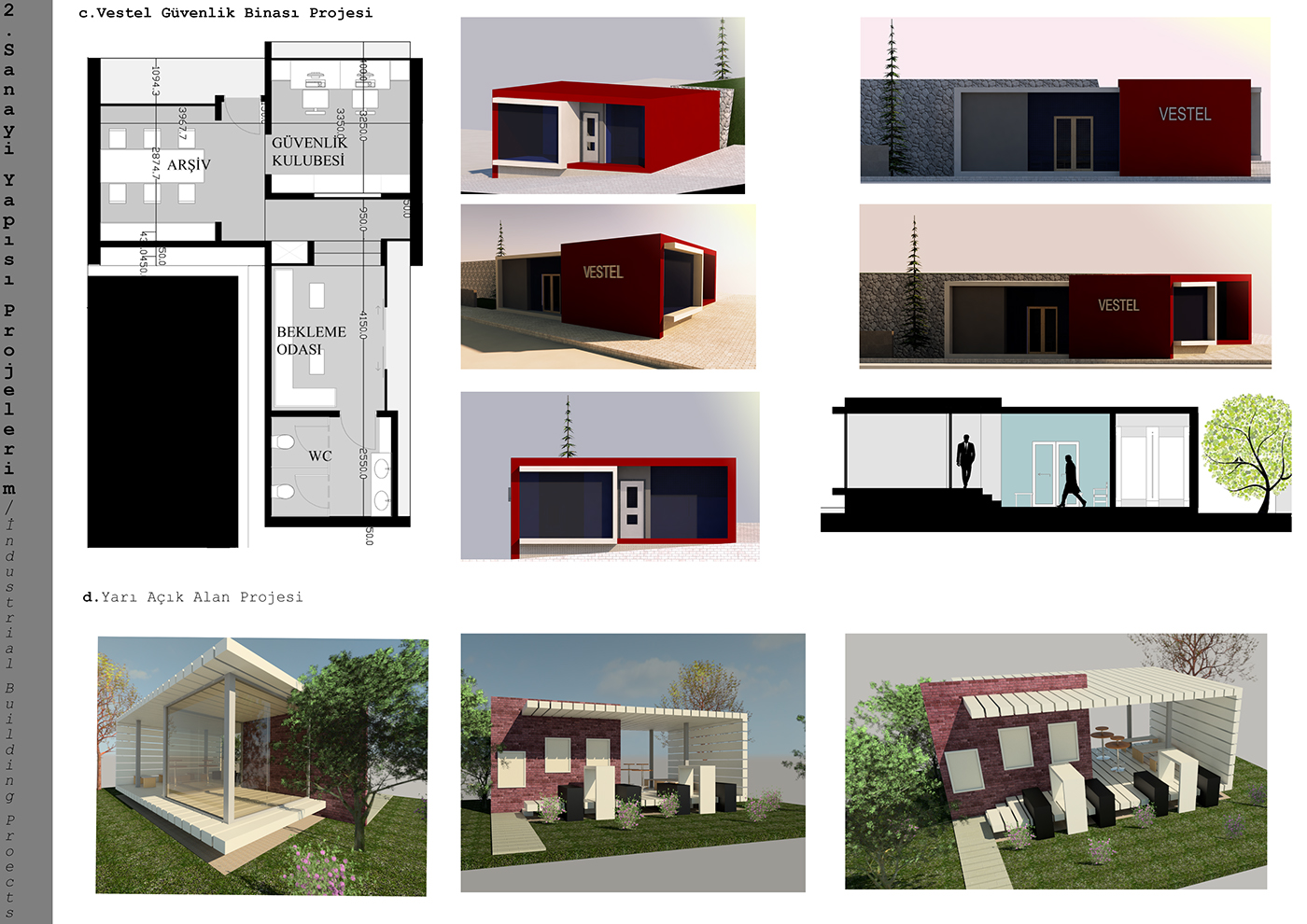 architectural projects architectural design interior design  revit Yaman Temiz portföy