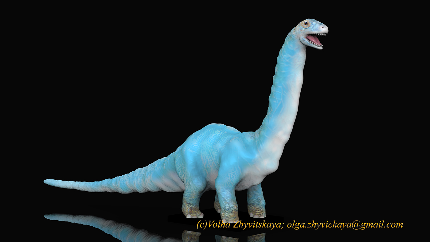 Dinosaur Sauropoda Zauropod apatosaurus brontosaurus jurassic blue fantasy For Kids Mascot