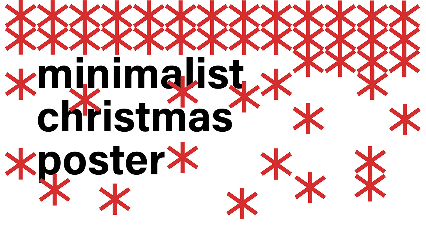 Christmas design flat flatdesign graphic minimalistic party poster simple vector
