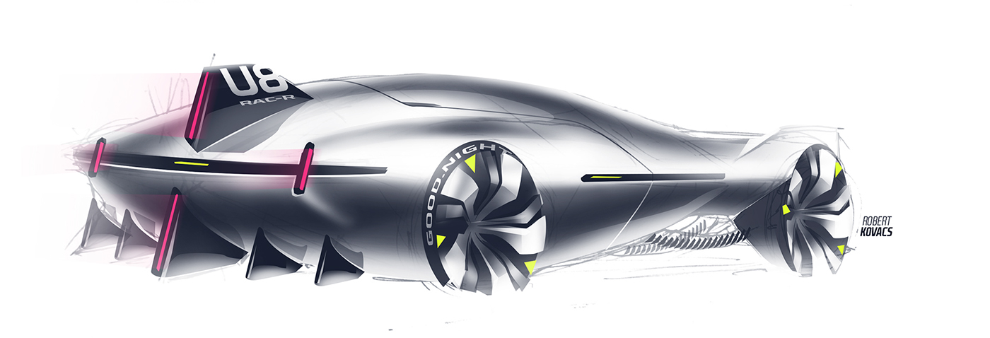 sketch design video timelapse werk tutorial car automotive   concept photoshop