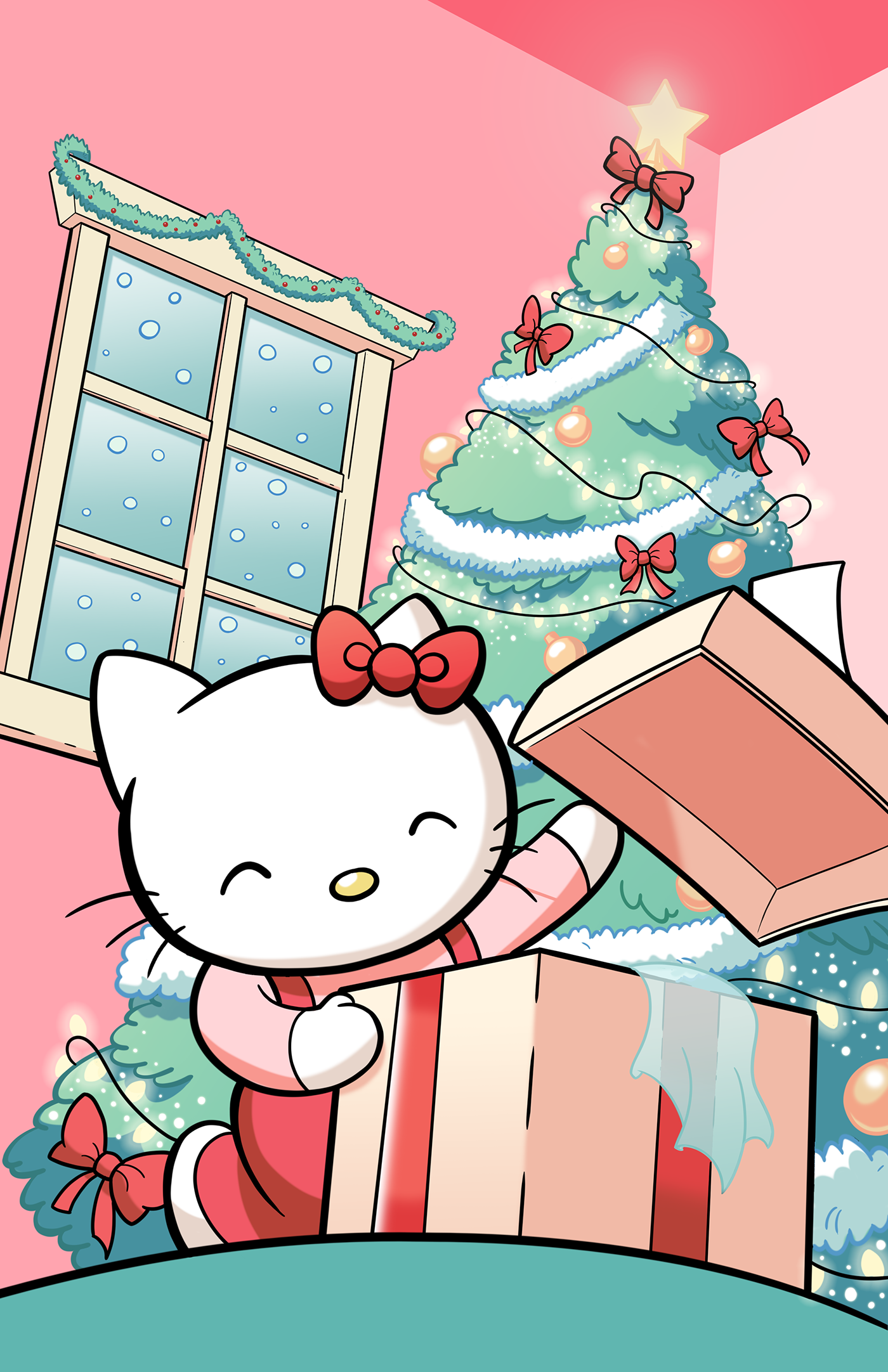 hello kitty comic cover comic Christmas