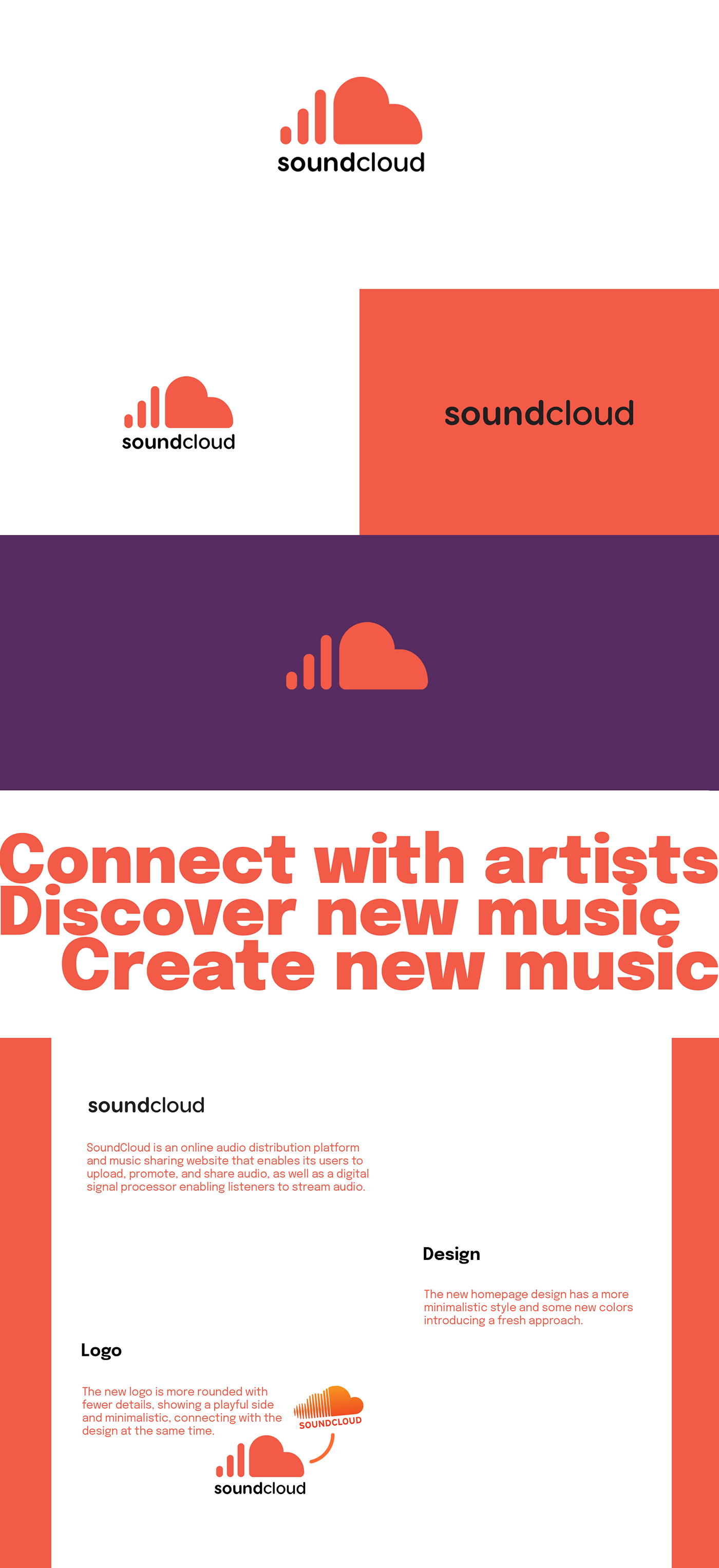 adobe illustrator graphic design  logo Logo Design logos music soundcloud vector Website Website Design