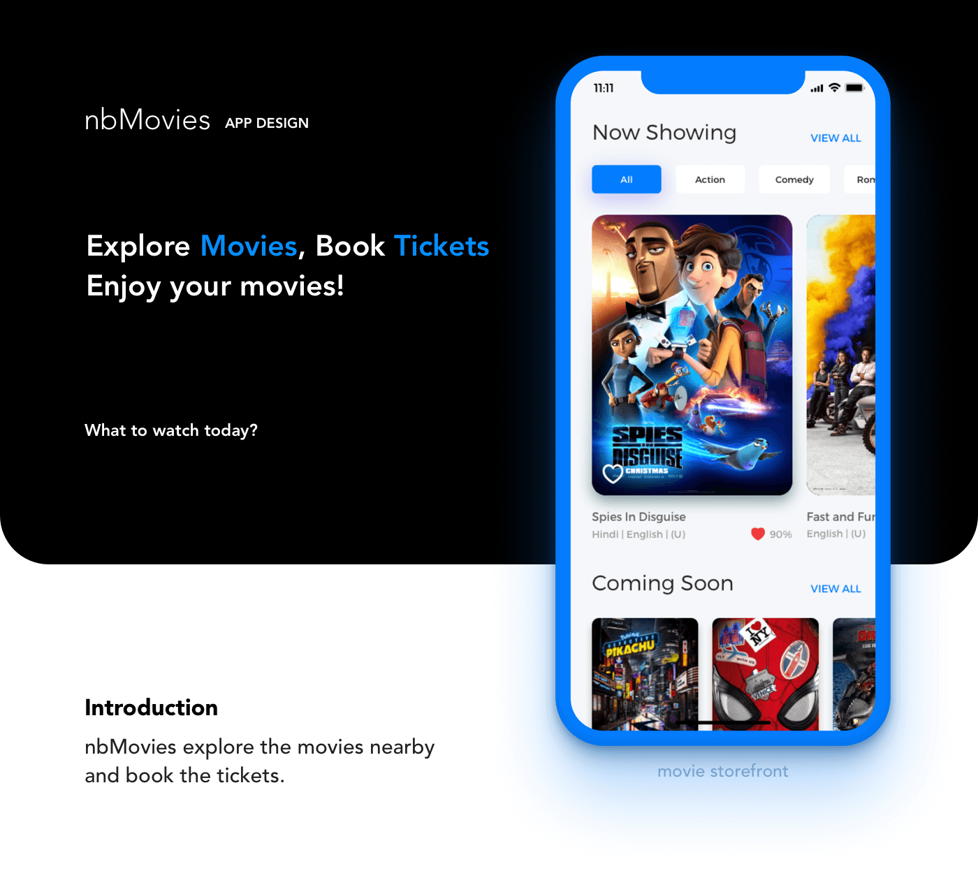 app UI ux Movies Cinema tv series tickets buy voucher book tickets