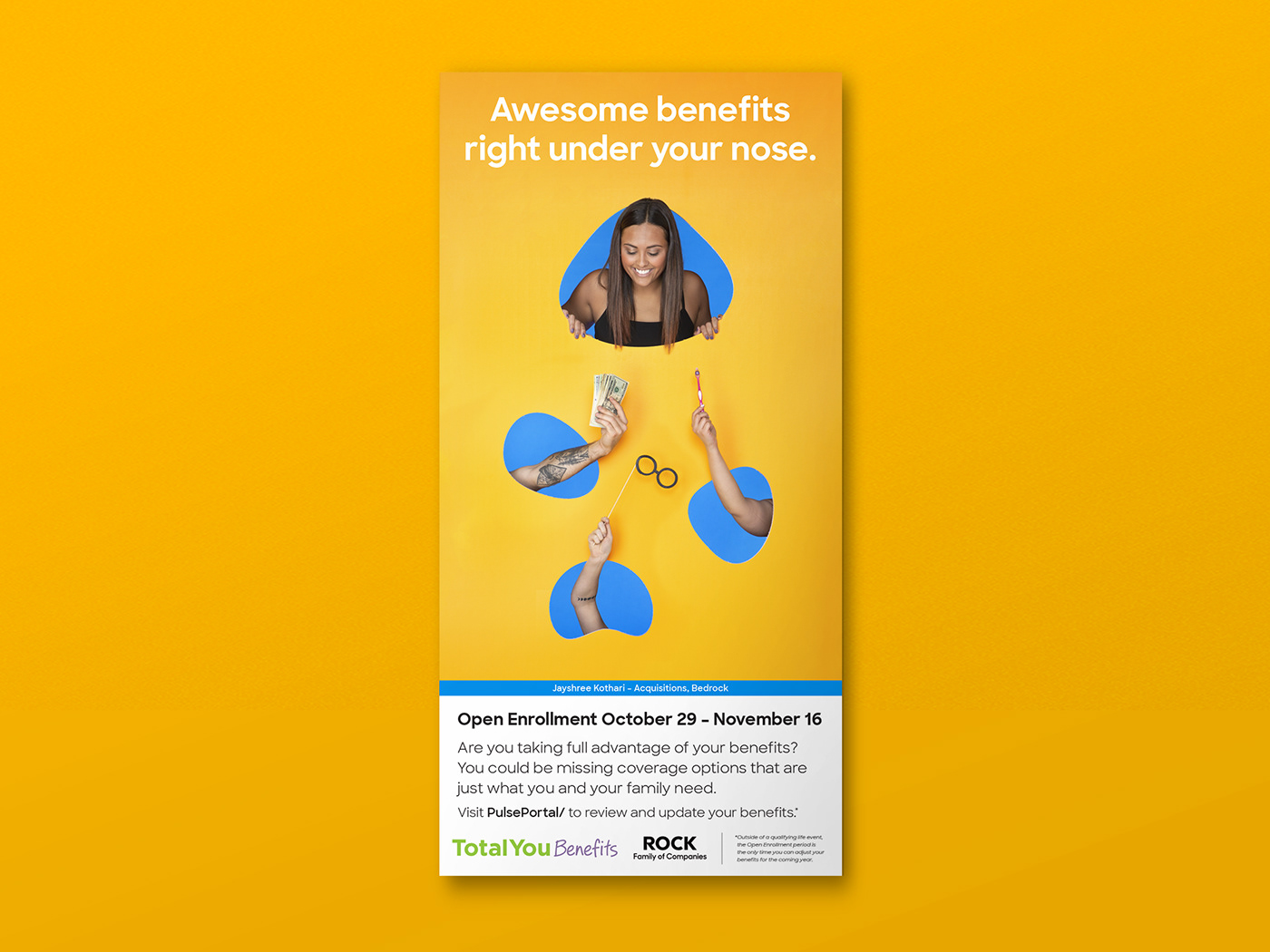 benefits Health campaign colorful photoshoot Email poster Wellness design simple