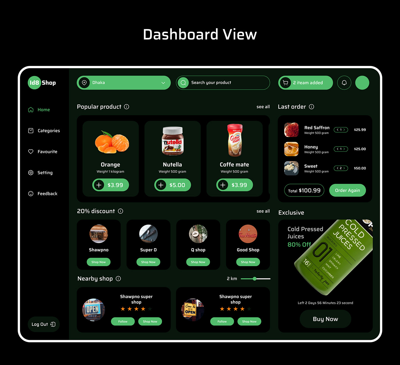 app Case Study design Food  Grocery Ideate UI UI/UX zesan