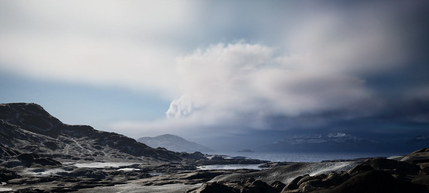 Landscape Nature visualization Render archviz 3D exterior UE5 gaea Unreal Engine