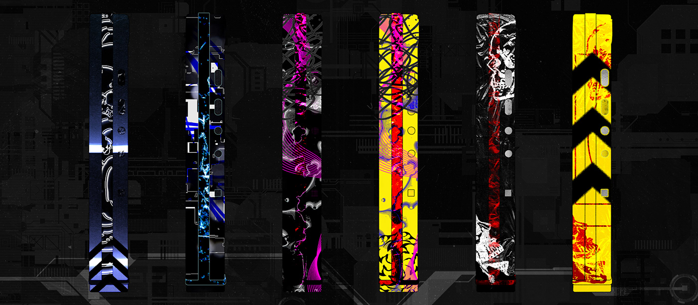 walkman Sony Cyberpunk cyberpunk 2077 music Gaming product graphic design  motion design 3D