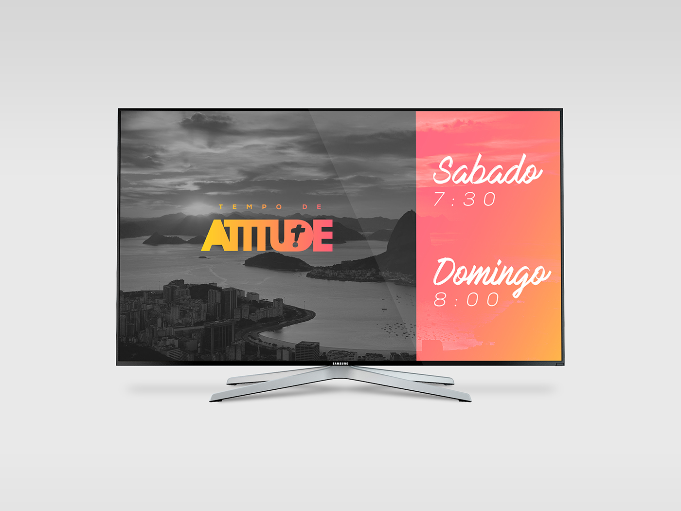 Tempo de Atitude branding  tv band