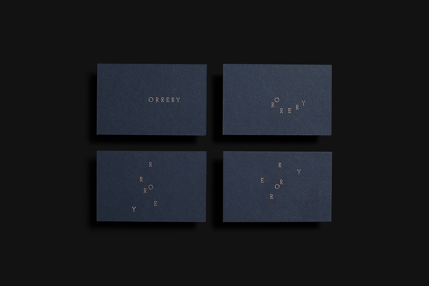 Business card design idea #416: Orrery