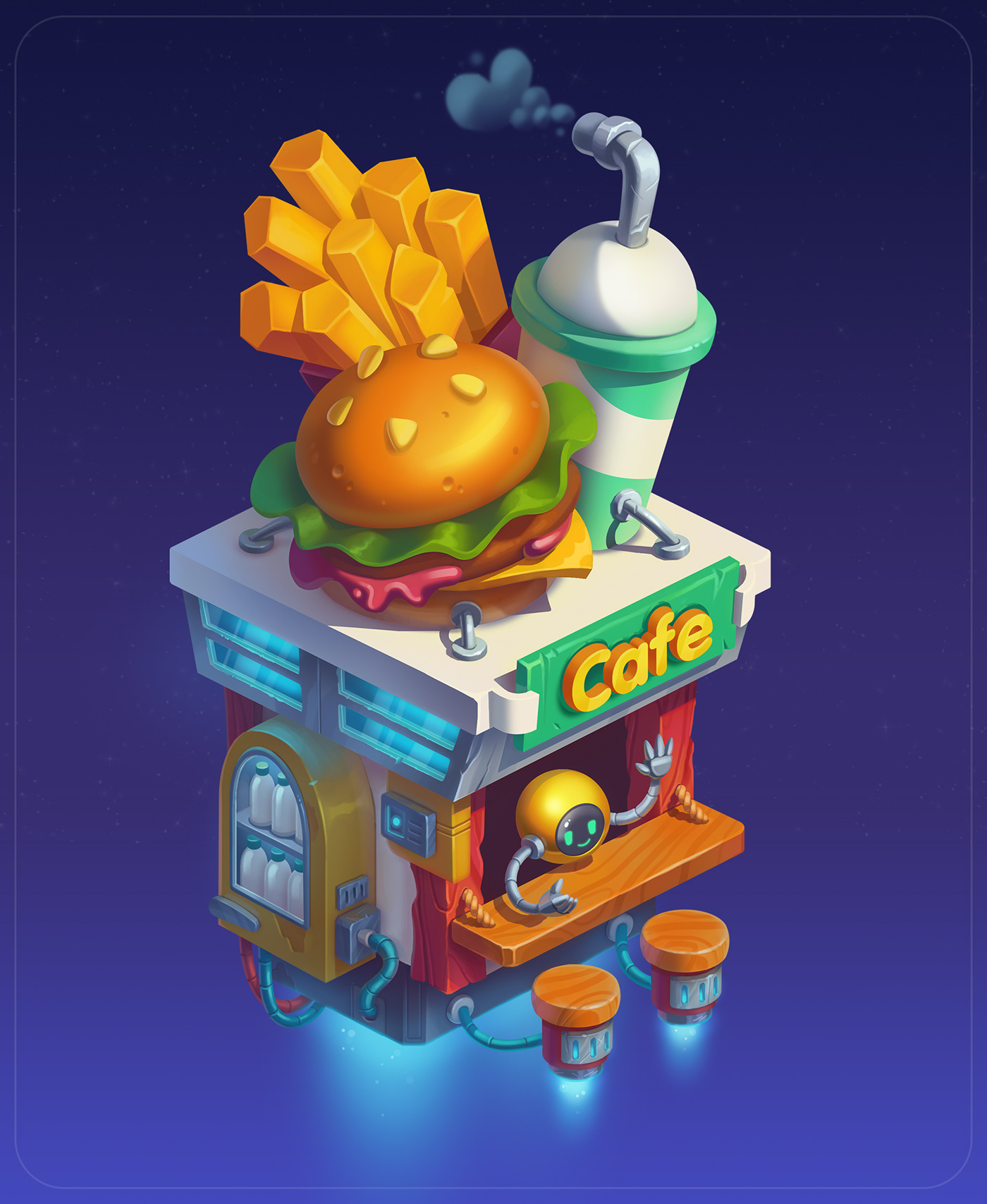 2D casual casual game game Game Art Isometric