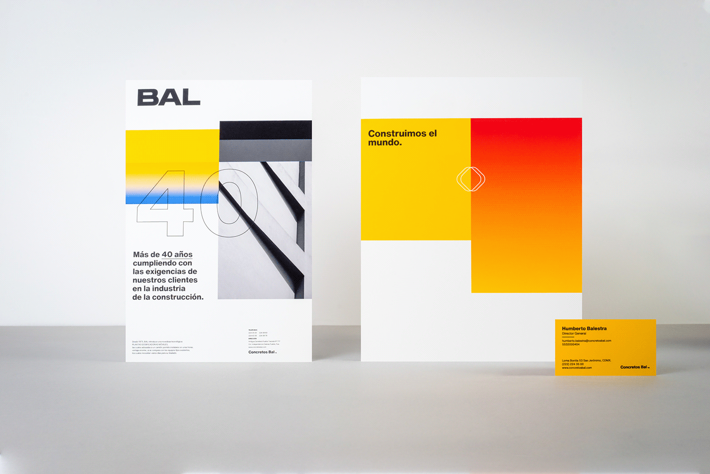 #brand #Branding #concrete #concretos #Gradient   #industrial #industry #lumbral #minimal  #yellow