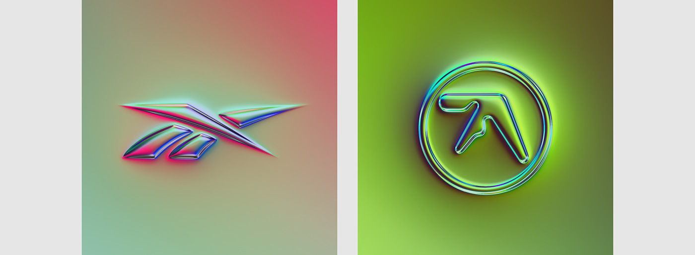 brand branding  chroma chrome Chrome Type logo logo type metallic neon Rebrand