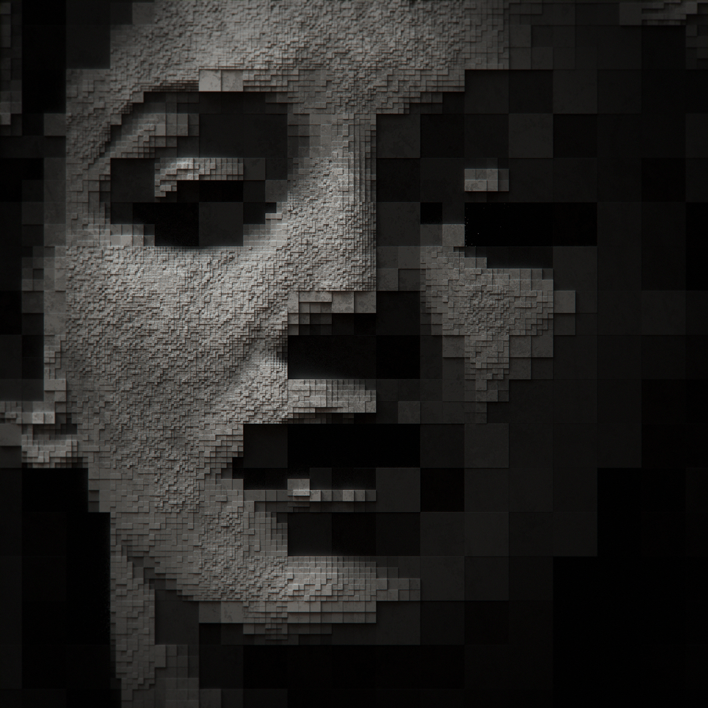 3D art Digital Art  marilyn Marilyn Monroe monroe portrait tiles