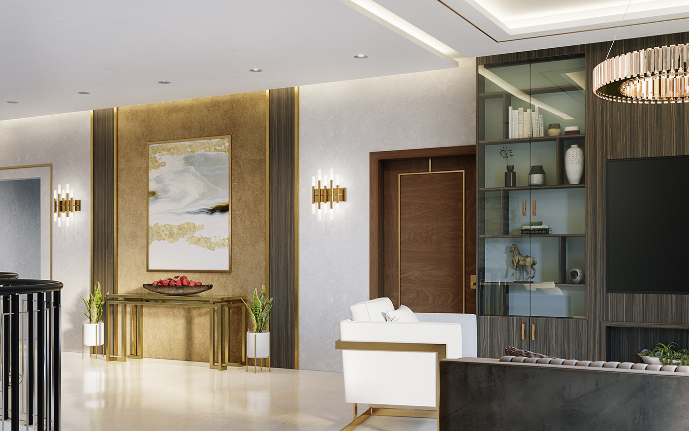 design luxury Villa villa design architecture 3D visualization 3ds max interior design  corona