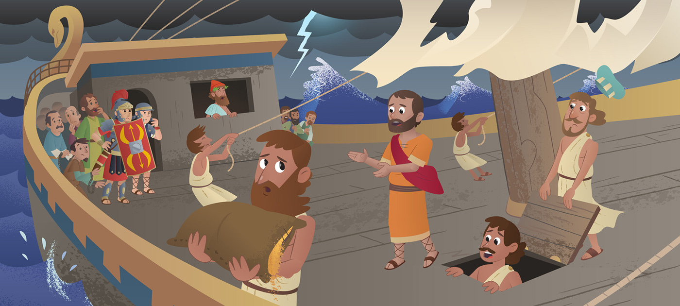 bible app ios iphone android iPad storybook children kids jesus Christian Education vector animated