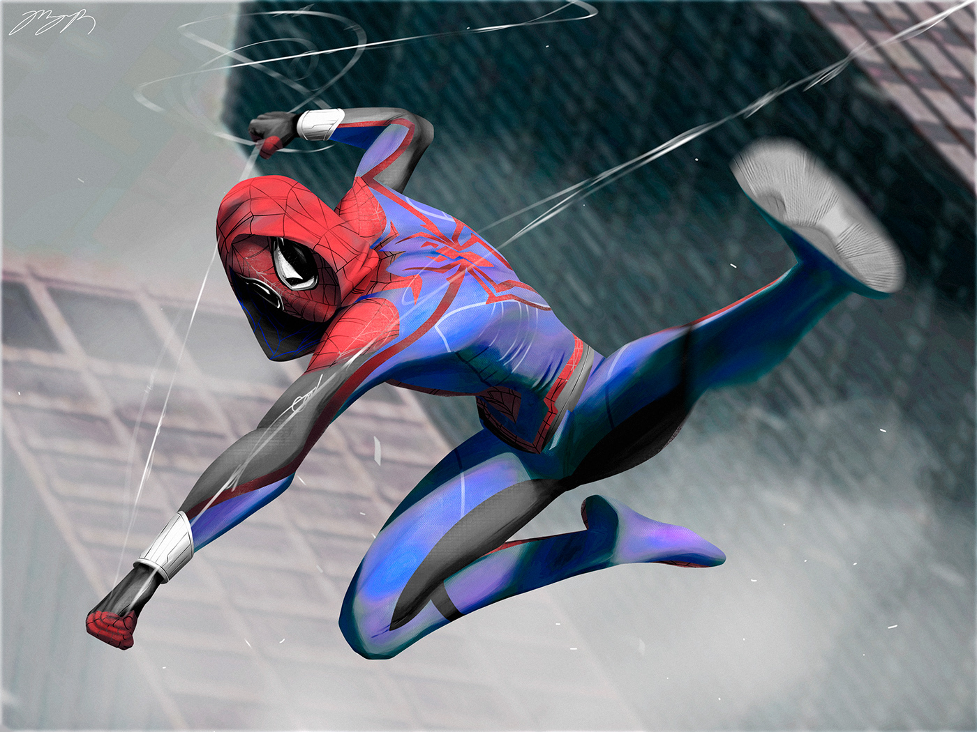 Character design  Digital Art  Drawing  Fan Art fanart ILLUSTRATION  marvel spiderman