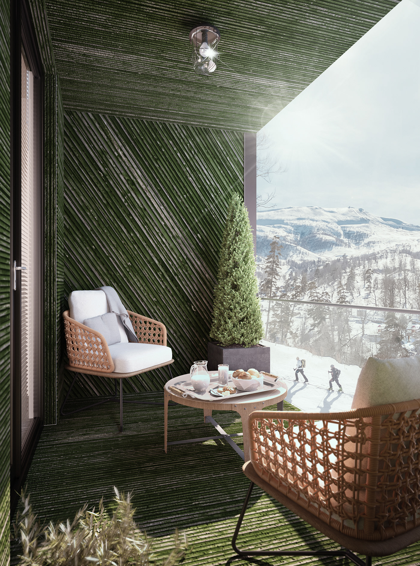 3D 3ds max architecture rendering exterior hotel interior design  resort visualization vray