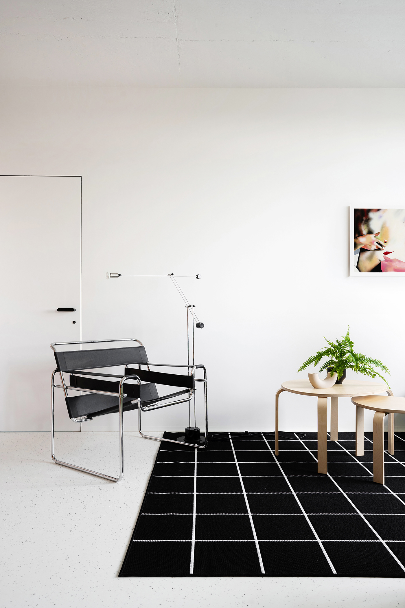 apartment architecture ater architects bold colors interior design Kyiv modern ukraine Wassily Chair