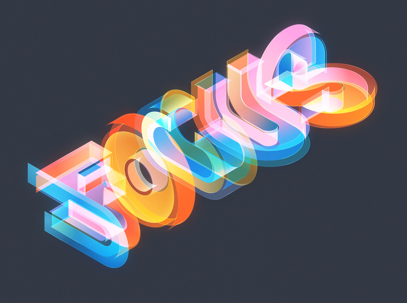 adobe illustrator Isometric typography   vector lettering typedesign