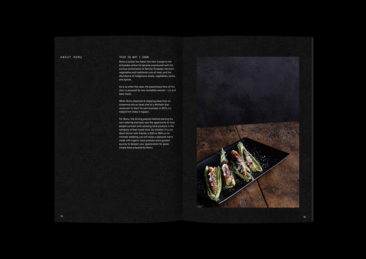 Hospitality menu chef catering graphic design  Business Cards brocure Website branding  premium