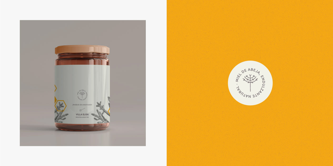 bee design diseño envase honey identity logo miel Packaging producto