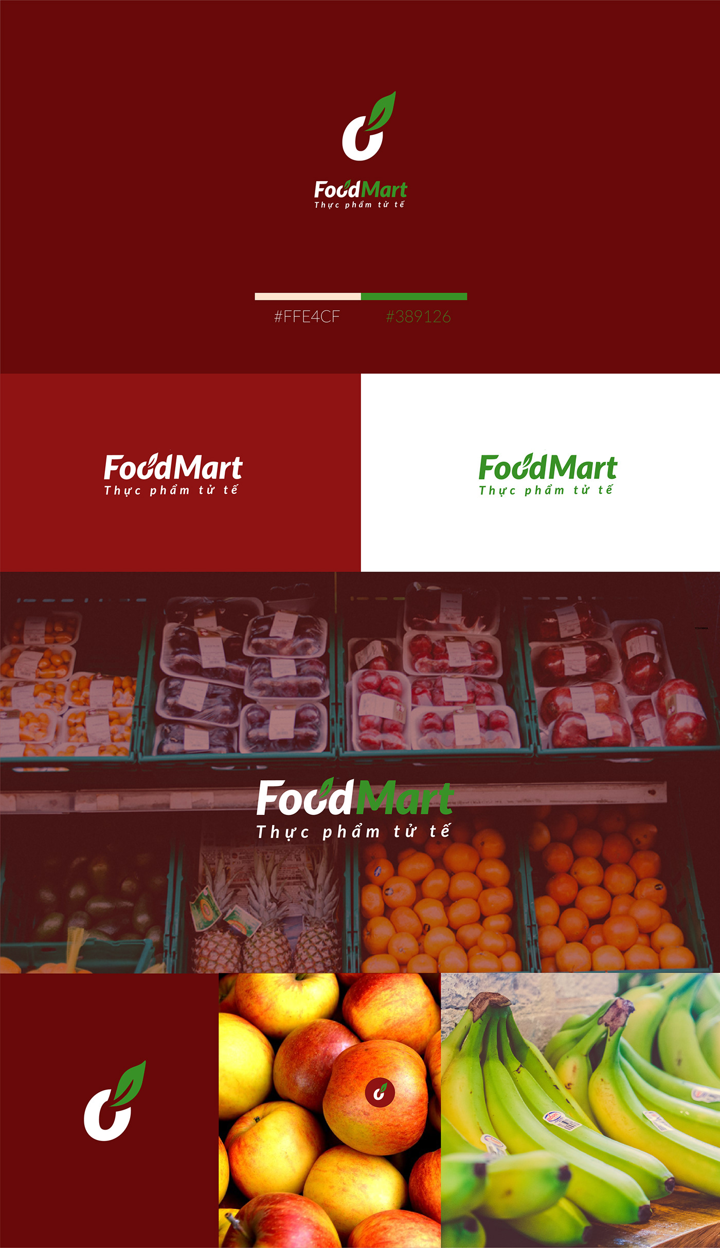 Food  logodesign branding  company designer mart supermrket typography   typelogo Fruit