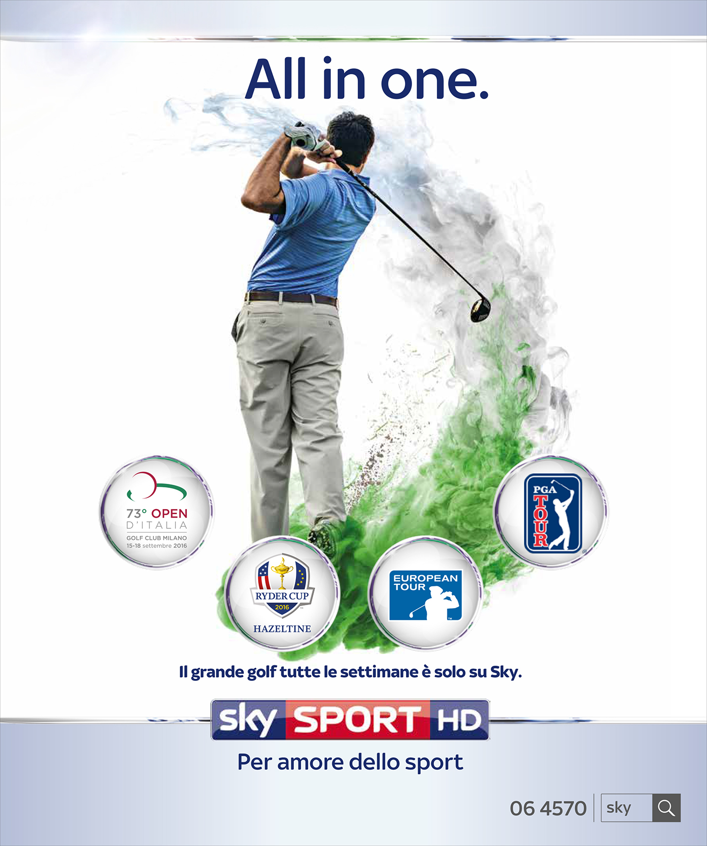 golf sport SKY HD print ArtDirection