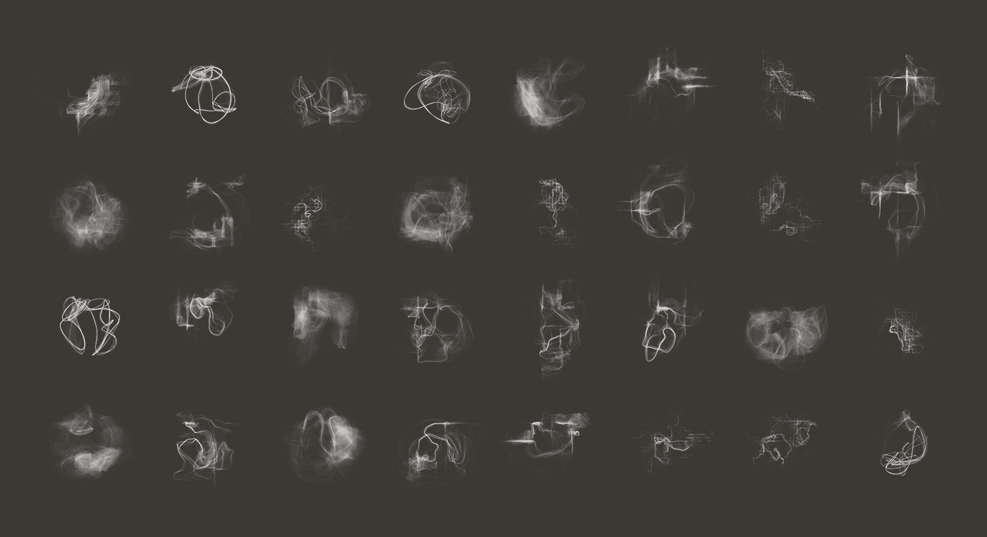 design art Digital Art  nebula cloud abstract Algorythm processing generative flow field