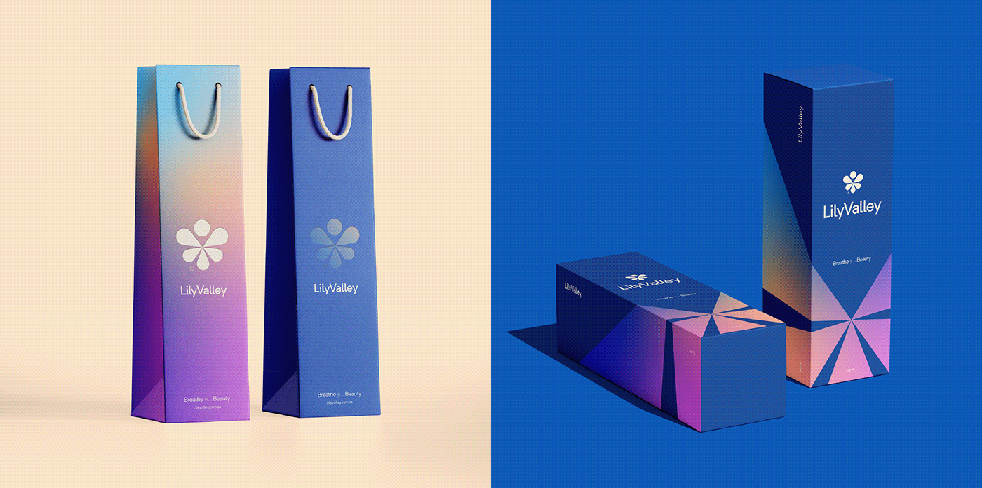 branding  brand identity symbol perfume packaging design visual identity modern concept logo beauty