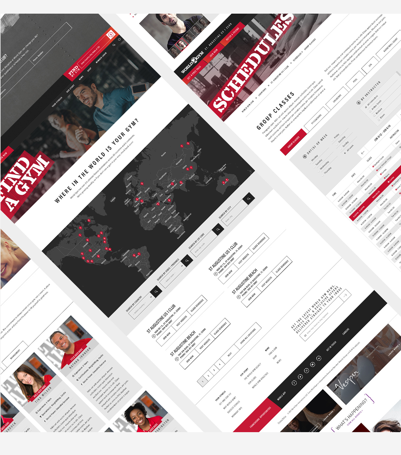 Website Design branding  Web Design  UI ux Responsive franchising gym fitness
