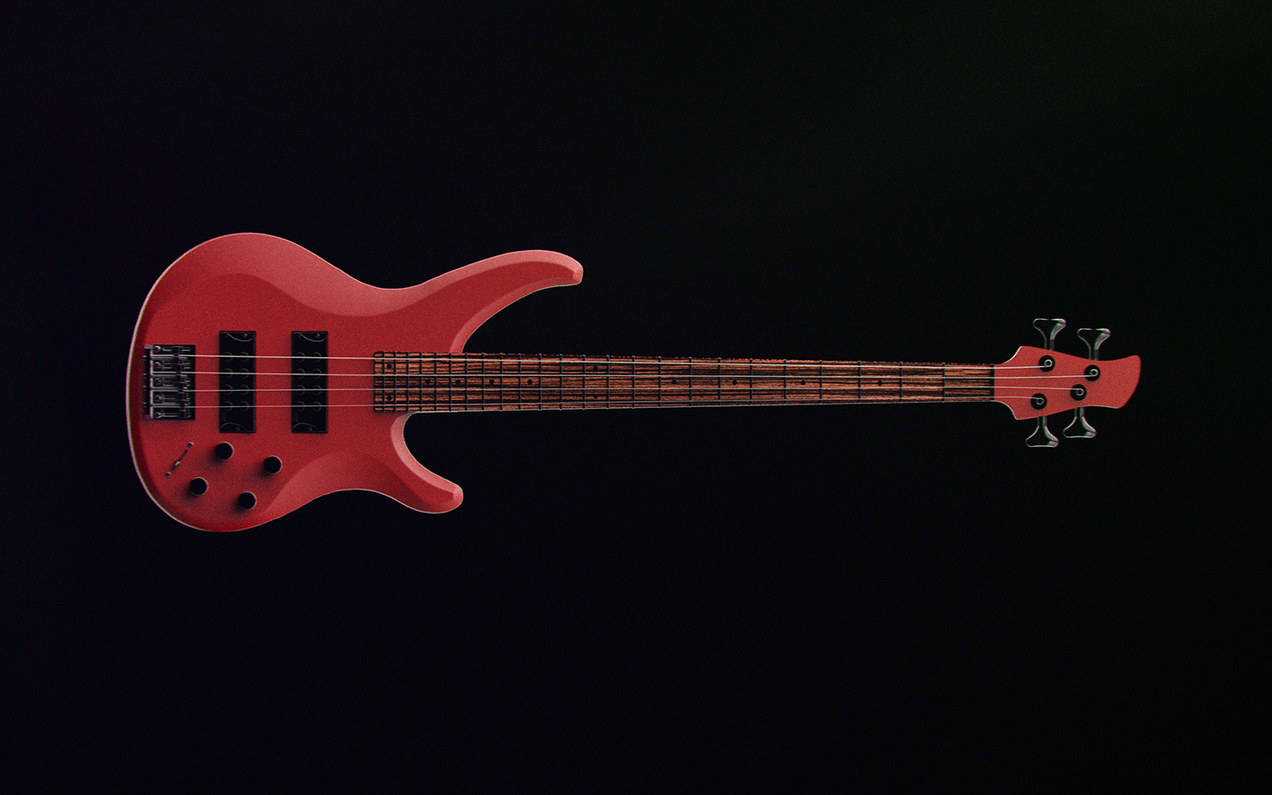 3D XSI softimage redshift music bass guitar