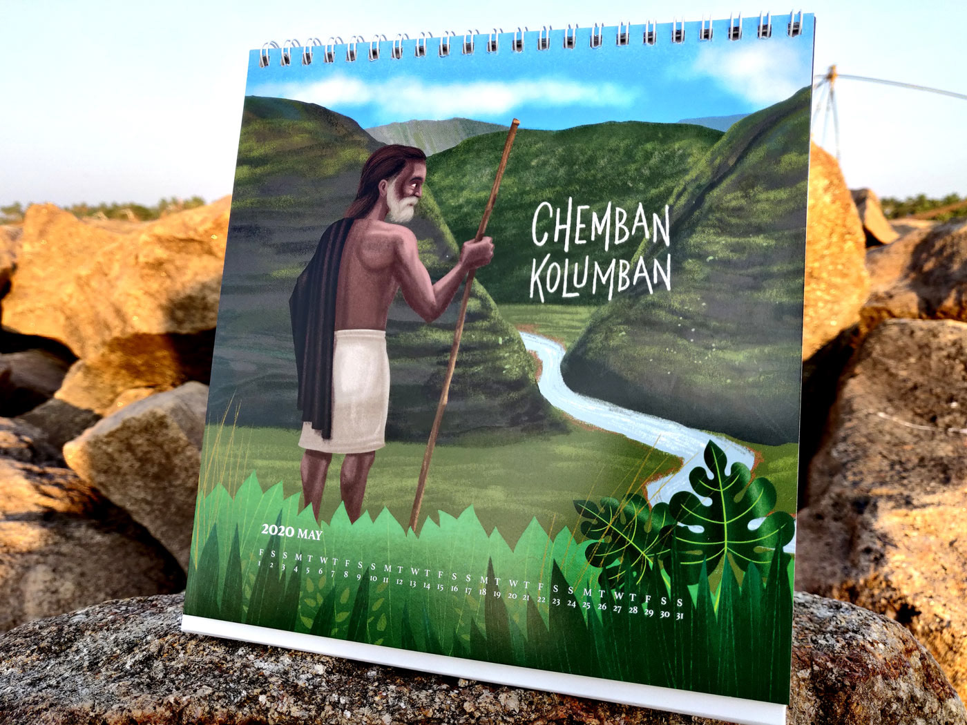 kerala tourism calendar tabletop mythology history