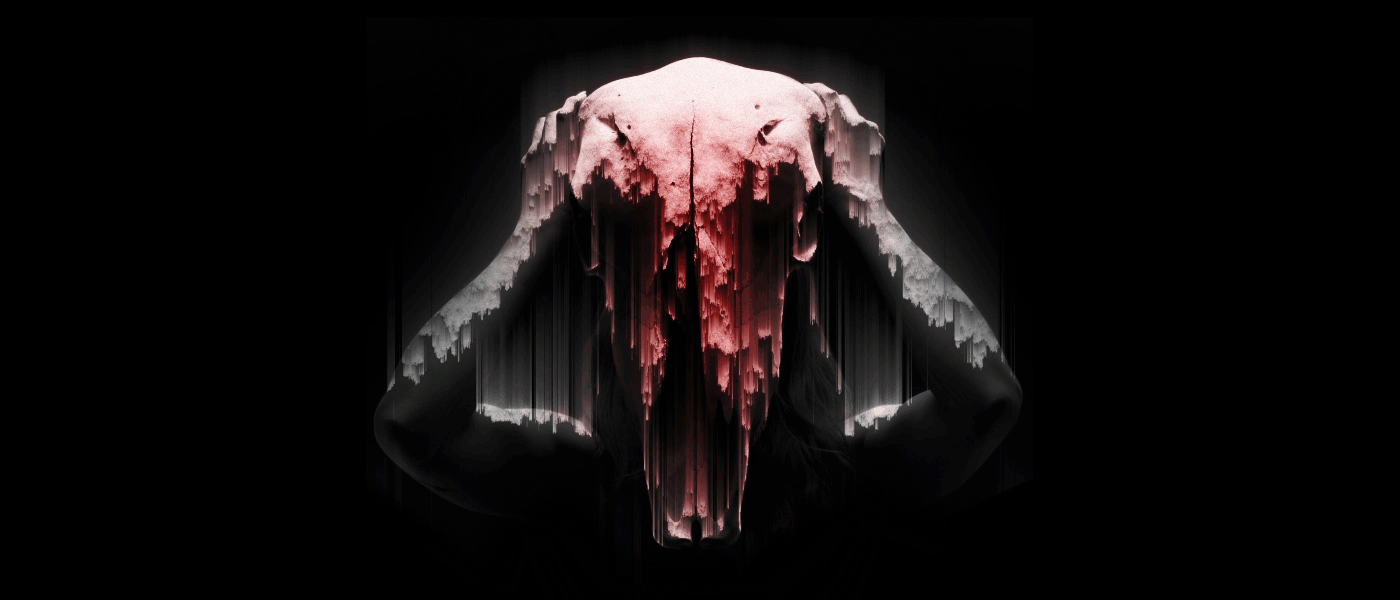 skull dark Glitch brand Advertising  tattoo aftereffects Photography  goat motiongraphics