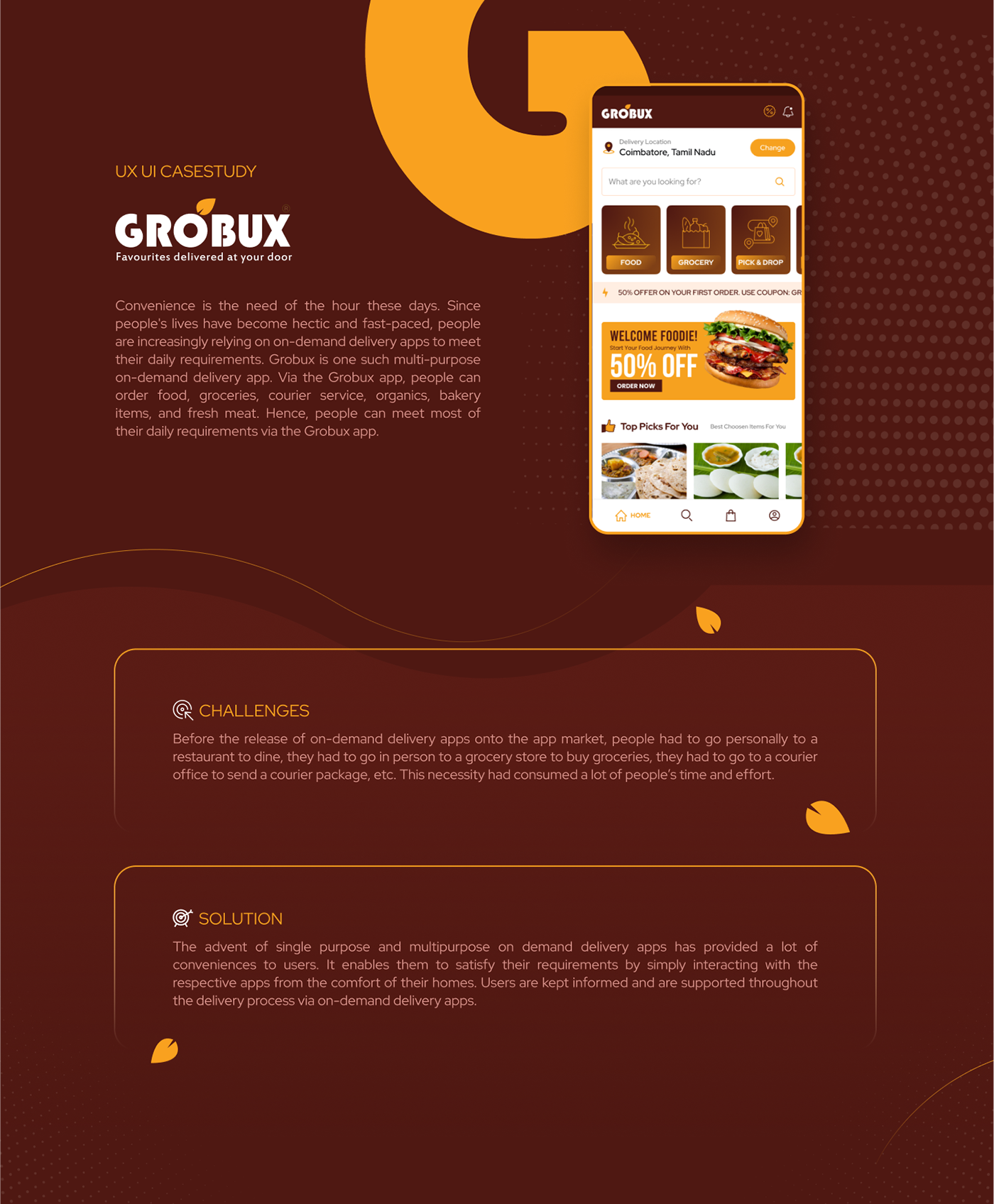 delivery service Figma Food  Mobile app ui design UI/UX UX design