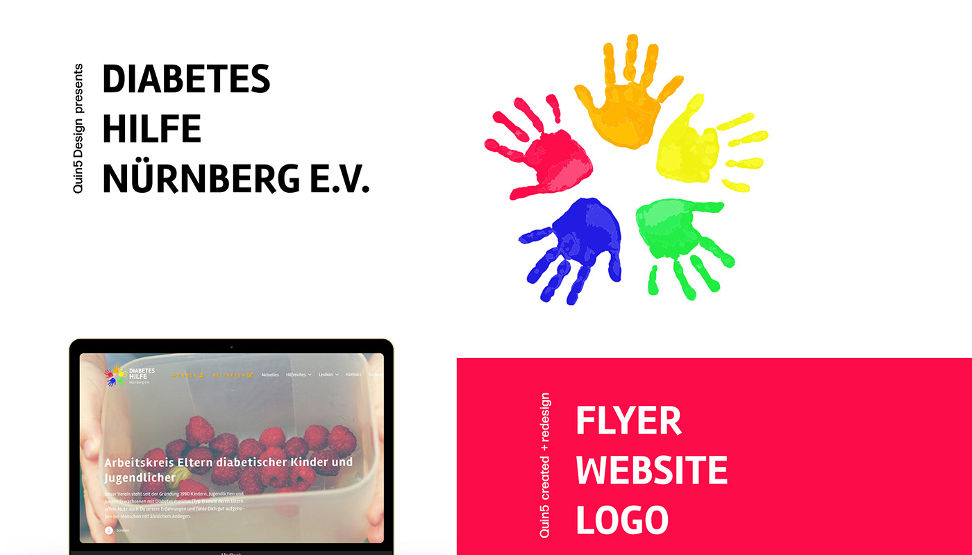 colorful diabetes flyerdesign kids logodesign Website