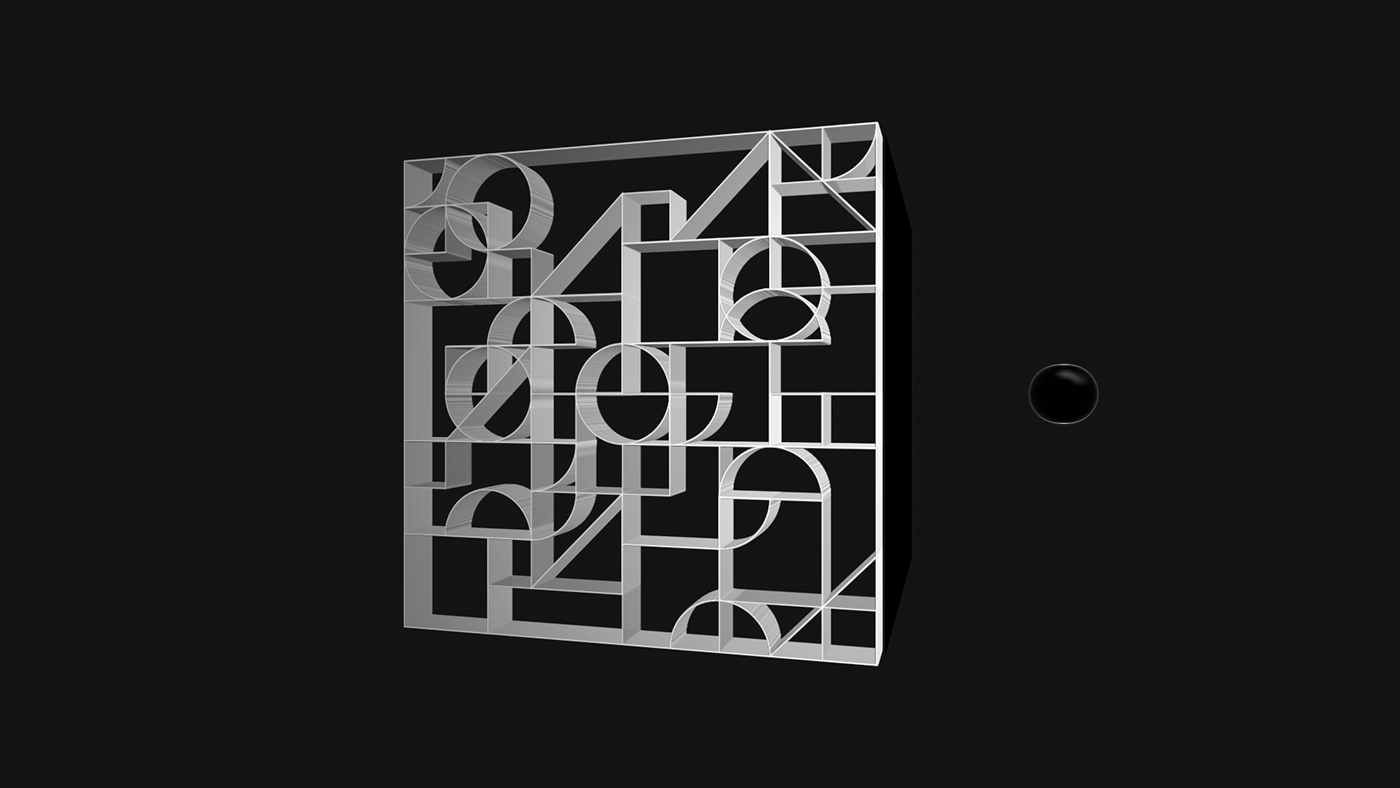 2D agency animation  brand emotion geometry line minimal monochrome shapes