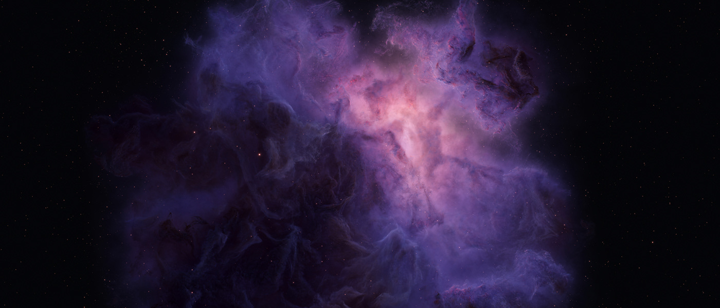 nebula particles physics cosmos 3D universe