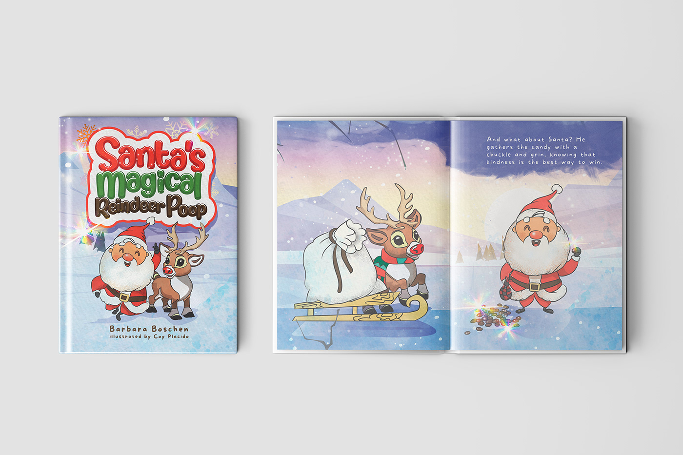 Christmas Candy book book design cover typography   brand identity