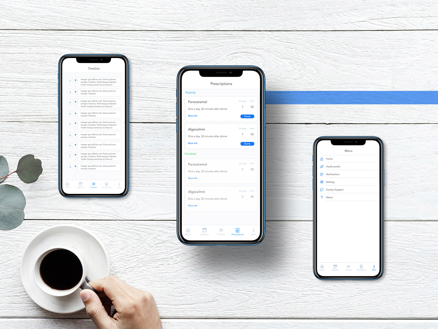 ios mobile concept app UI UIX design doctor Appointment Adobe XD