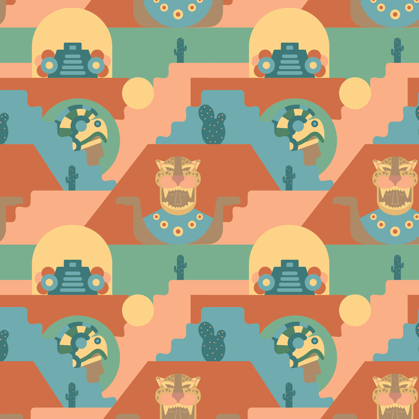 Animation for the "Next stop patterns project" collaboration of 27 illustrators from 15 countries