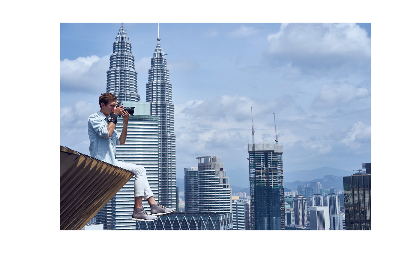 timberland TMRC Advertising  asia creative boots rooftopping campaign