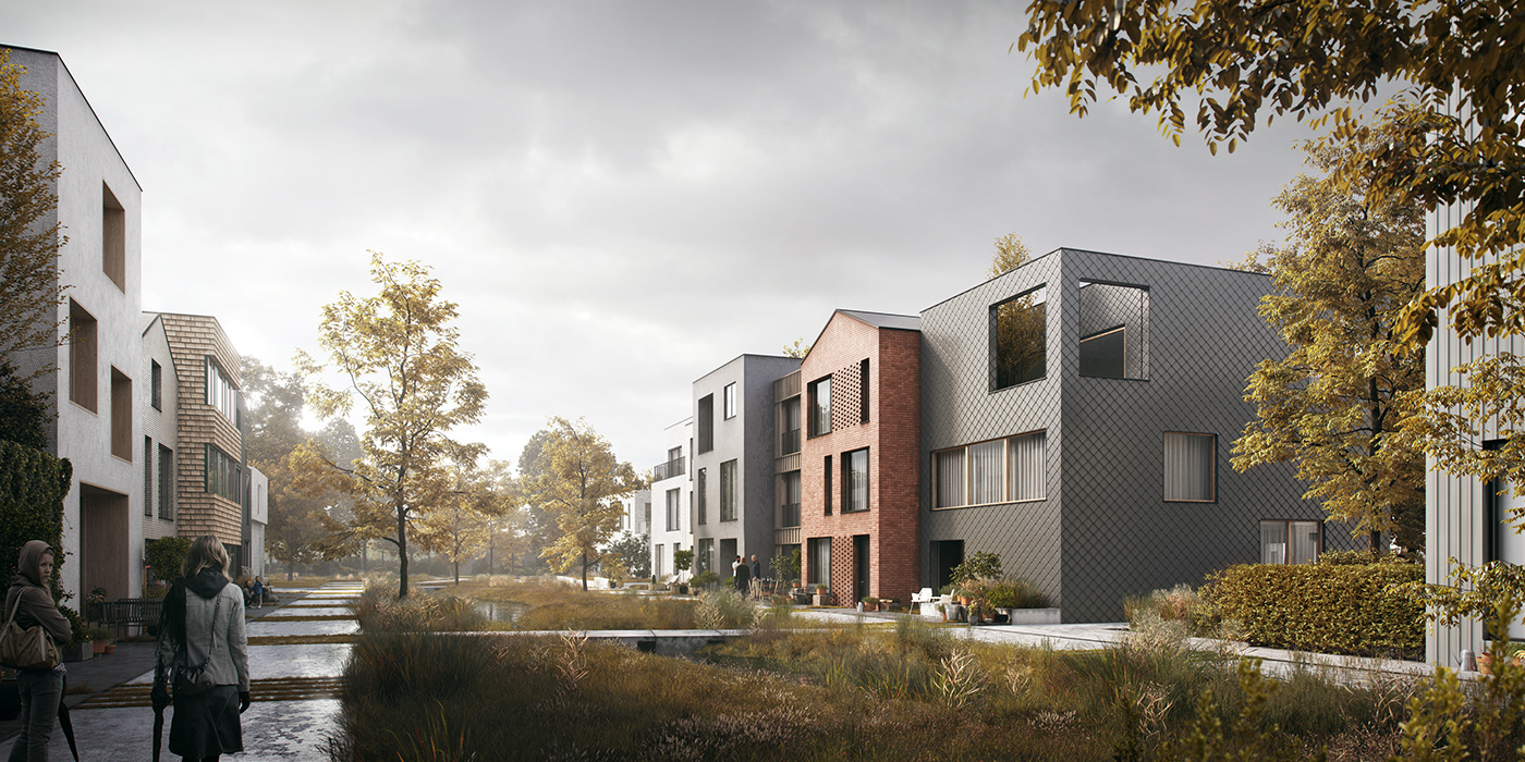 Sustainable architecture visualization archviz Competition vivid-vision vivid vision dutch Netherlands Masterplan