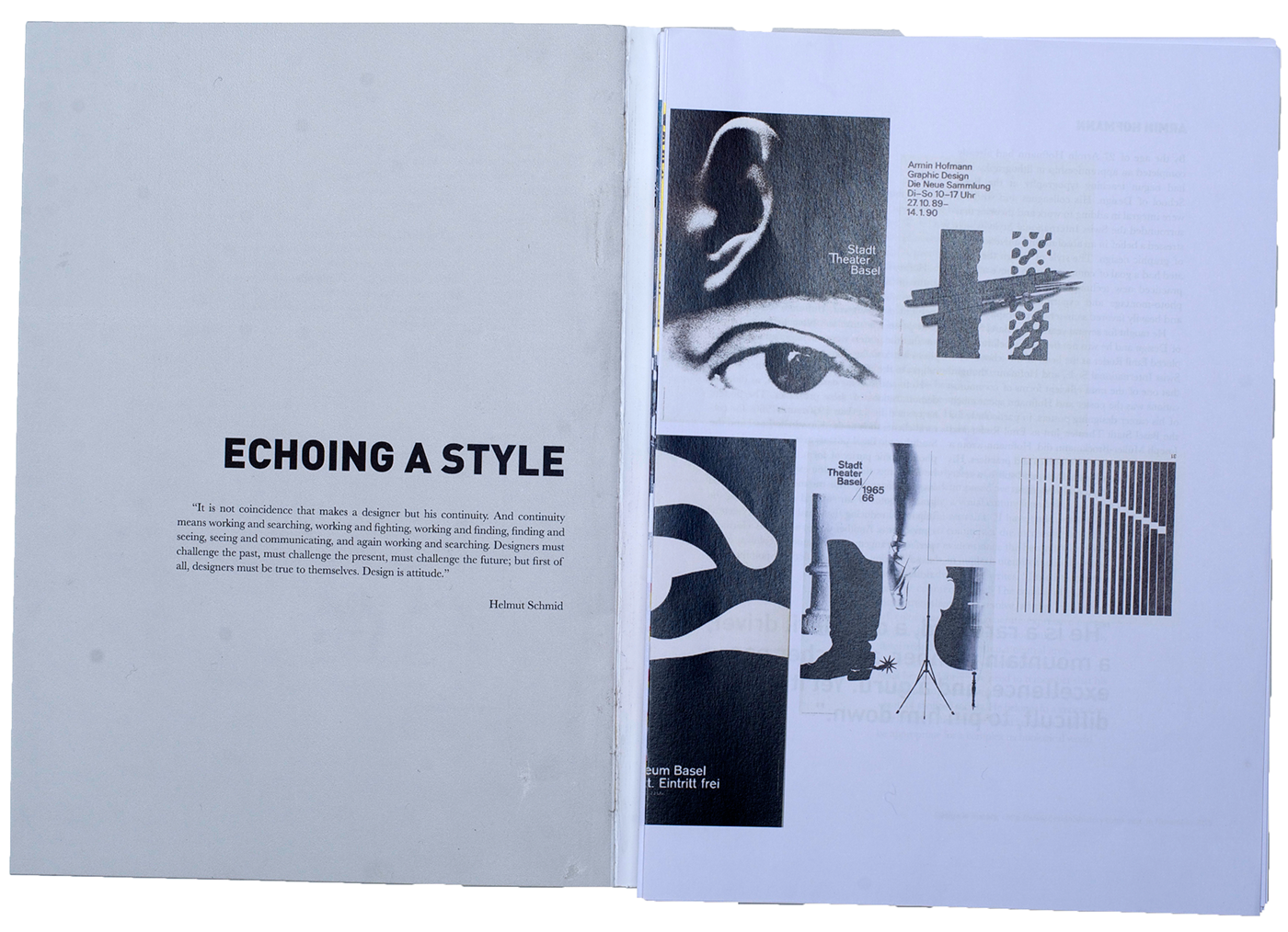 Basel graphic design  editorial design  international style swiss style magazine