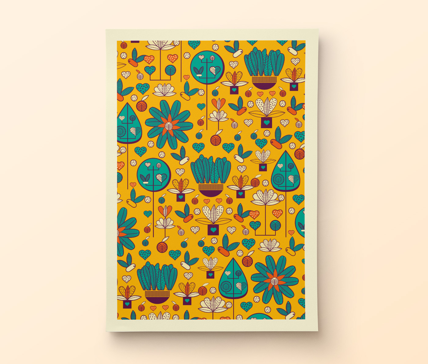 owl Chumbak indian India colors Parachute vector Patterns Fun bright clock glass bird Flowers jungle