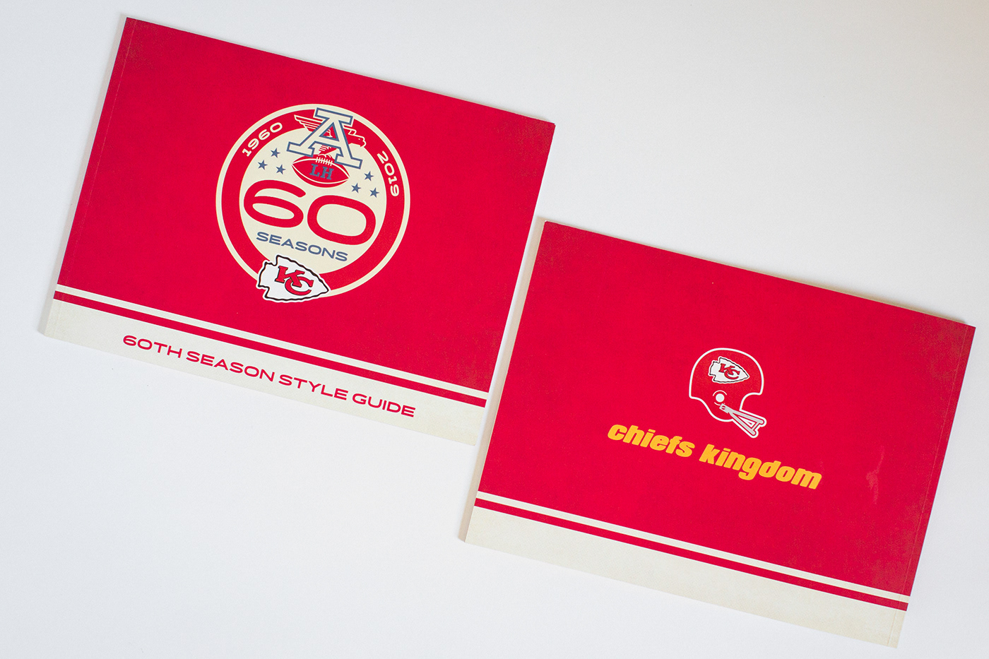 Chiefs kansas city kingdom anniversary logo brand guidelines Style Guide typography   brand 60th season